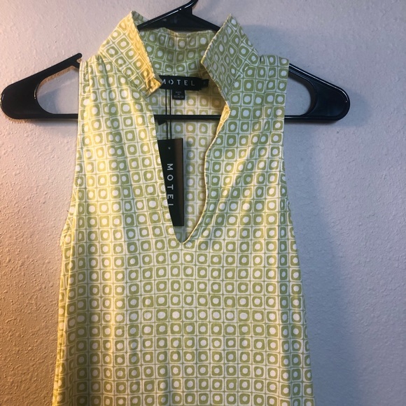 Retro collared body-con mini dress <NWT> - Picture 2 of 5